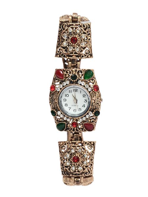 mansiyaorange studded bracelet watches - 14192209 - Very Small Image - 1