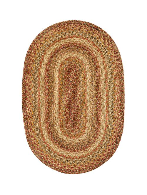 homespice decor harvest jute braided oval rug - 14195167 - Very Small Image - 1