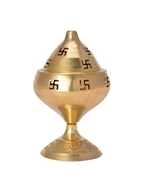 handicraft decorative brass diya - 14198364 - Very Small Image - 1