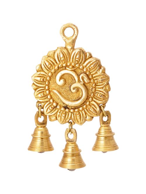 decorative handicraft om bell wall hanging - 14198435 - Very Small Image - 1