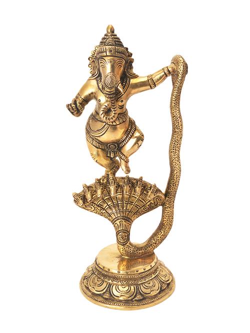 decorative handicraft dancing ganesha - 14198457 - Very Small Image - 1