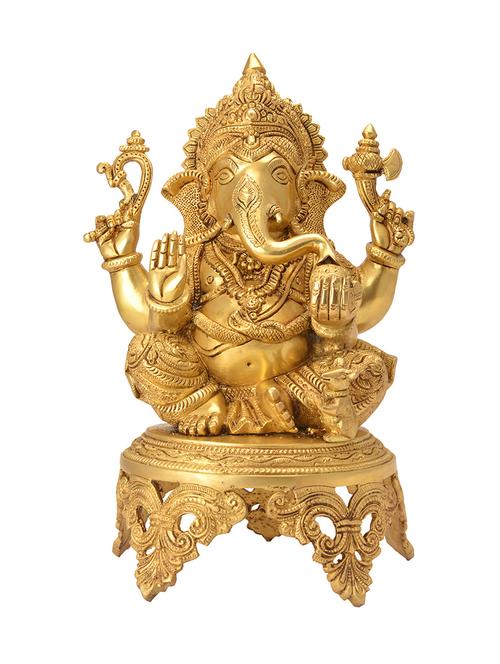 decorative ganesh statue ndicrafts product - 14198526 - Very Small Image - 1