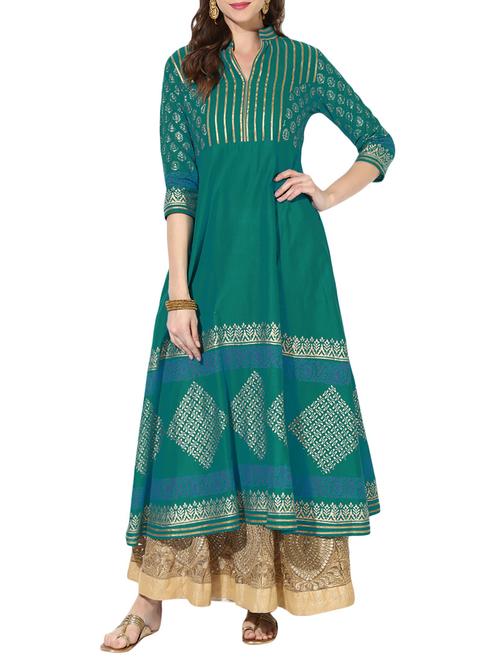 gotta work flared kurta - 14204431 - Very Small Image - 1