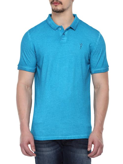 light blue cotton t-shirt - 14204672 - Very Small Image - 1