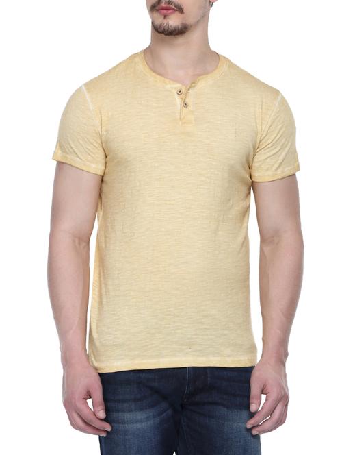 yellow cotton t-shirt - 14204674 - Very Small Image - 1