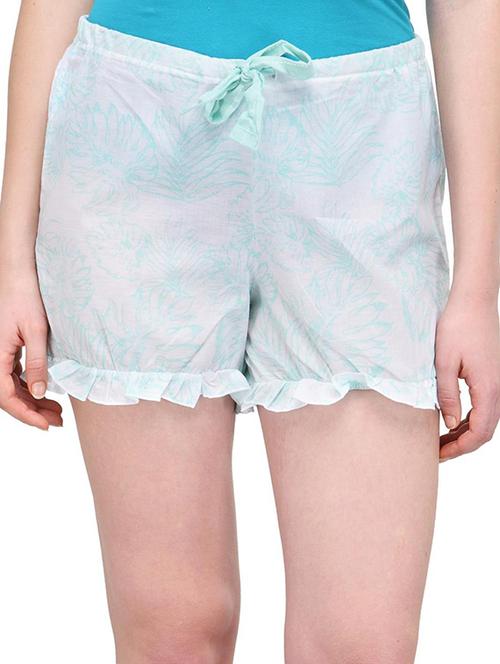 light blue printed cotton short - 14206287 - Very Small Image - 1