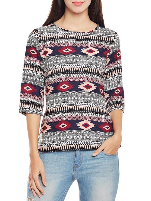 aztec print top - 14206320 - Very Small Image - 1