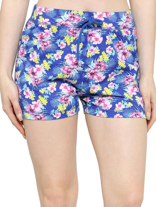 blue printed cotton short - 14206588 - Very Small Image - 1
