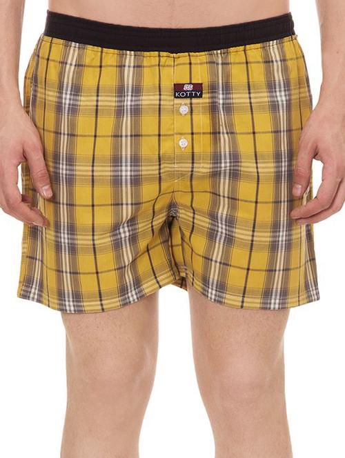yellow cotton boxer - 14206759 - Very Small Image - 1