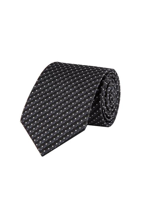 dark grey polyester tie - 14206995 - Very Small Image - 1