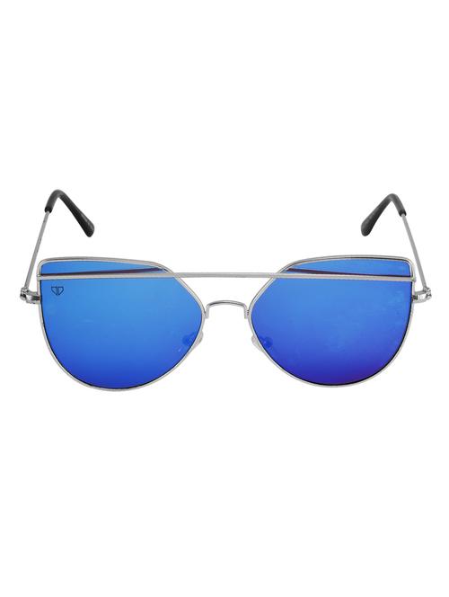 walrus collin blue mirror color women butterfly sunglass - ws-cln-200707 - 14207495 - Very Small Image - 1