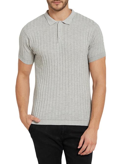 grey cotton t-shirt - 14209224 - Very Small Image - 1