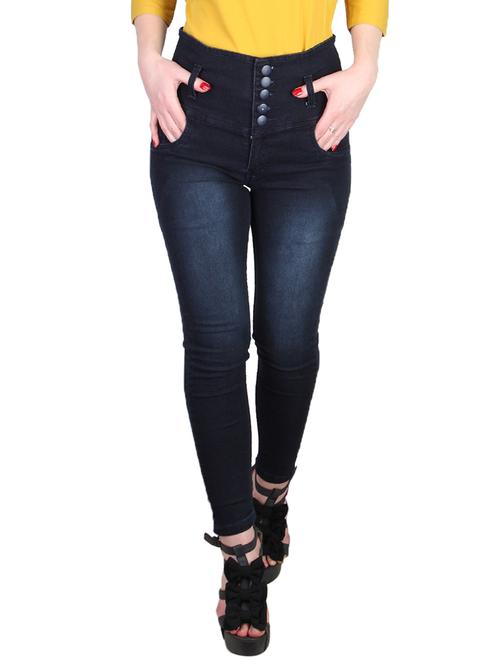 dark blue stone wash denim jeans - 14209765 - Very Small Image - 1