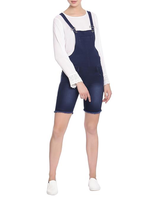 dark blue denim dungaree - 14209775 - Very Small Image - 1