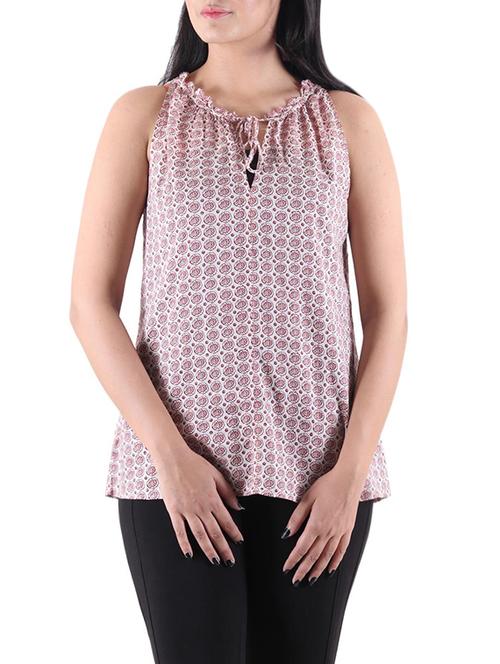 purple printed cotton top - 14210239 - Very Small Image - 1