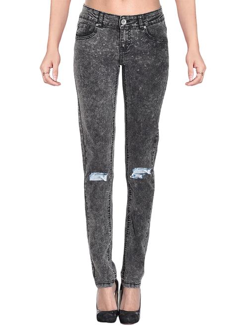 solid grey denim jean - 14211753 - Very Small Image - 1