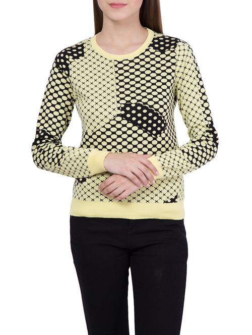 yellow cotton regular sweatshirt - 14212786 - Very Small Image - 1