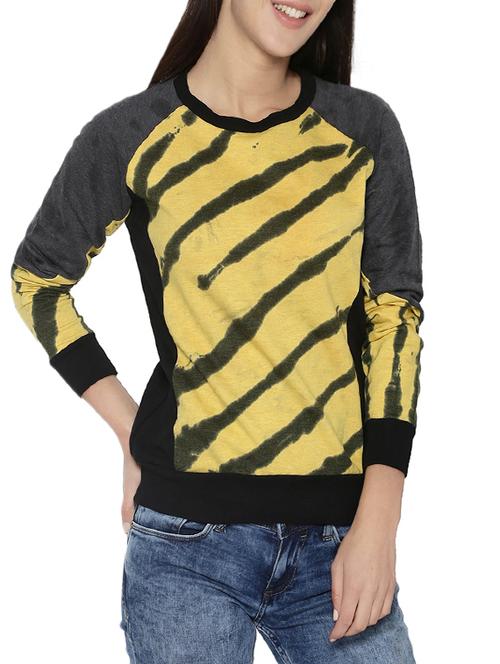yellow cotton sweatshirt - 14213214 - Very Small Image - 1