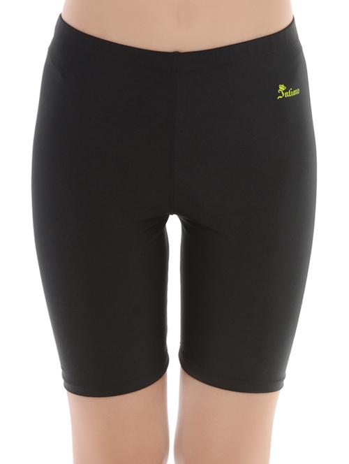 black poly spandex swimwear shorts - 14214523 - Very Small Image - 1