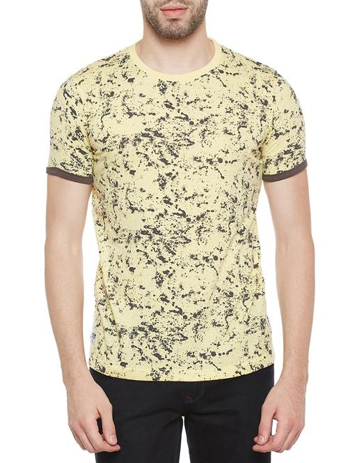 yellow cotton t-shirt - 14215412 - Very Small Image - 1