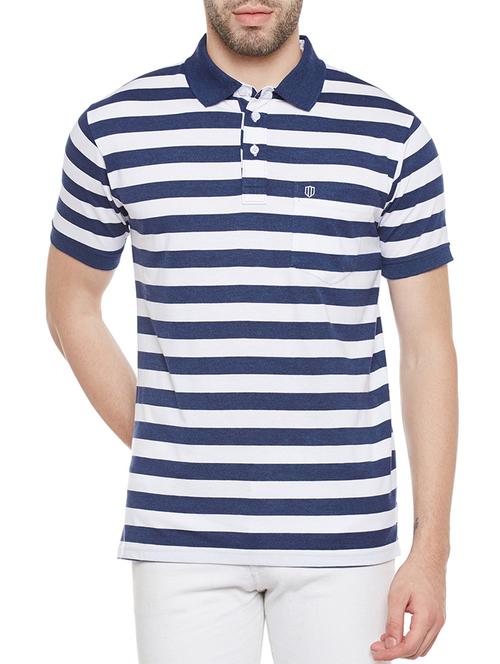 navy blue cotton t-shirt - 14215421 - Very Small Image - 1