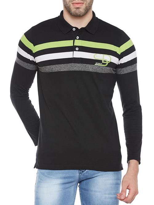 black polyester t-shirt - 14215434 - Very Small Image - 1