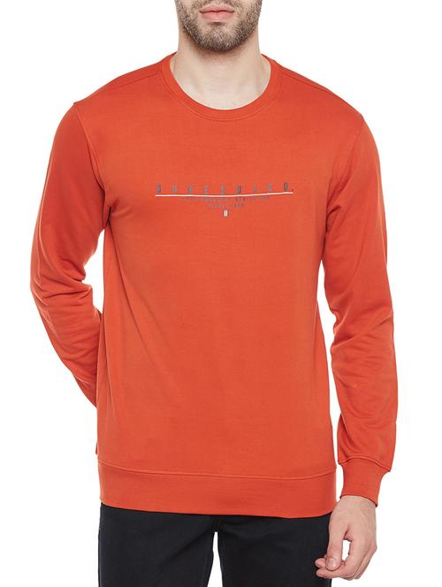 orange polyester sweatshirt - 14215446 - Very Small Image - 1