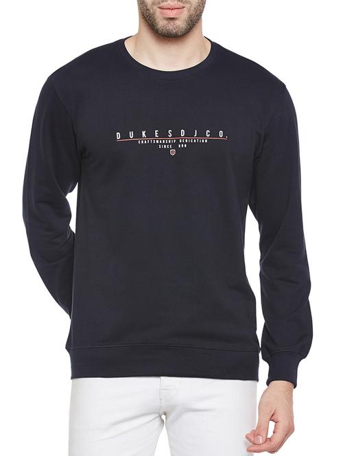 navy blue polyester sweatshirt - 14215451 - Very Small Image - 1