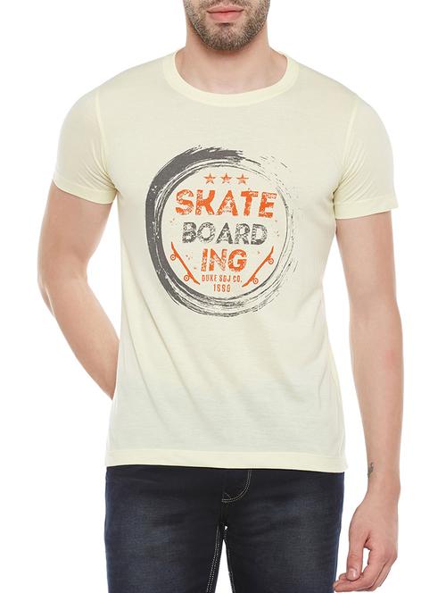 yellow cotton t-shirt - 14215464 - Very Small Image - 1