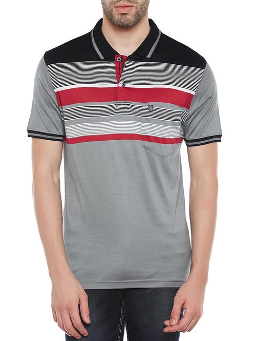 grey cotton t-shirt - 14215467 - Very Small Image - 1