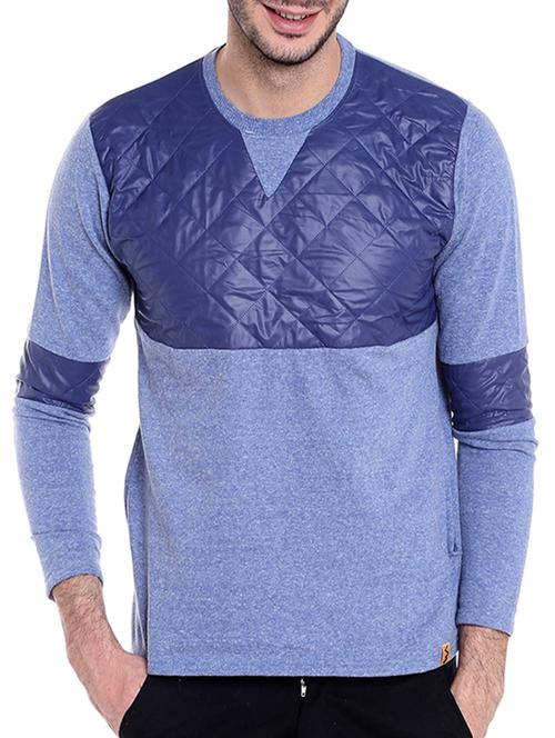 mens color block sweatshirt - 14216139 - Very Small Image - 1