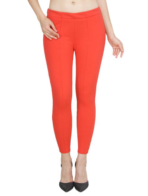 orange cotton jeggings - 14216312 - Very Small Image - 1