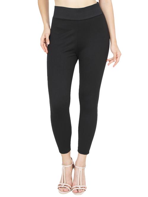 black cotton jeggings - 14216314 - Very Small Image - 1