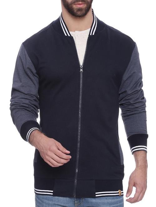 black cotton bomber jacket - 14219088 - Very Small Image - 1
