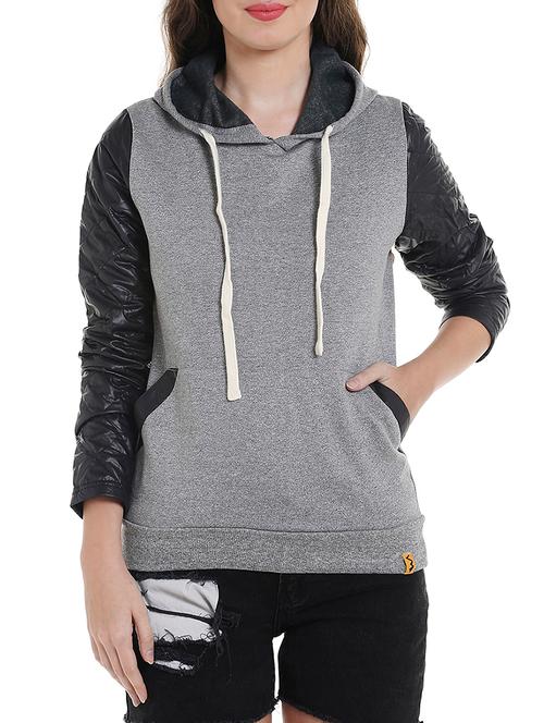 women's color block sweatshirt - 14219493 - Very Small Image - 1