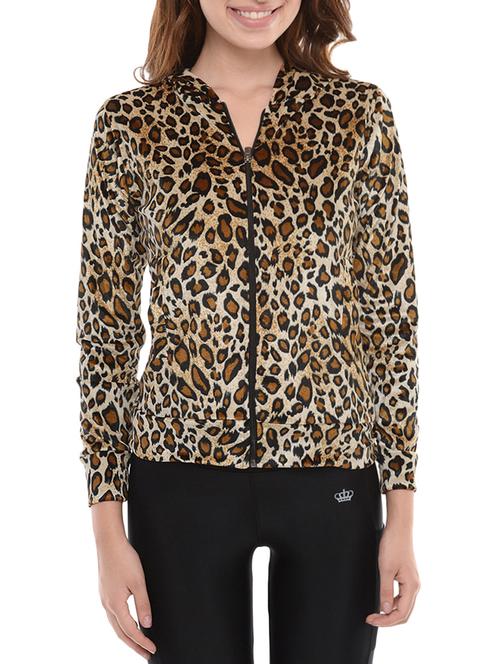 hooded neck animal jacket - 14222286 - Very Small Image - 1