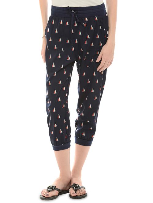 navy blue polyester others capris - 14222427 - Very Small Image - 1