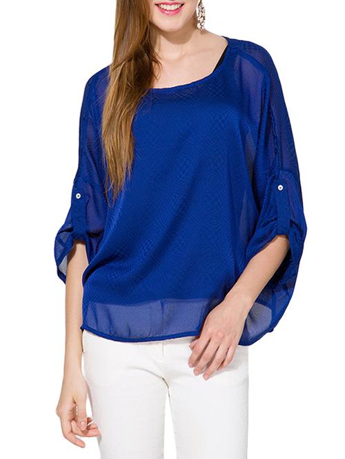 dark blue casual top - 14226298 - Very Small Image - 1