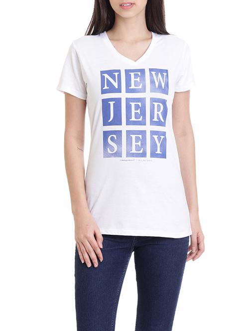 white cotton casual tee - 14227267 - Very Small Image - 1