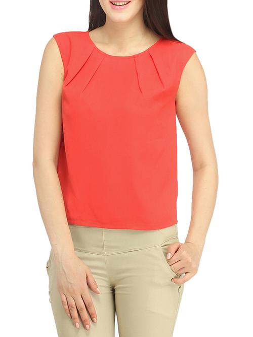 red poly cotton regular top - 14229209 - Very Small Image - 1