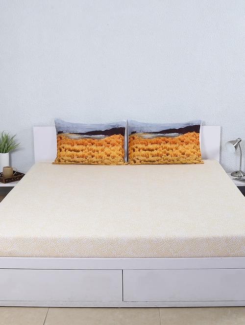 ditsy flower field cotton bed sheet set - 14231348 - Very Small Image - 1