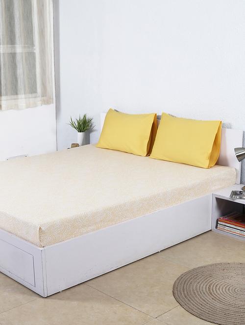 ditsy marigold cotton bed sheet set - 14231350 - Very Small Image - 1