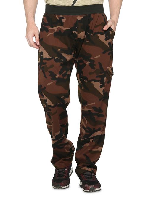 brown cotton jogger - 14231774 - Very Small Image - 1