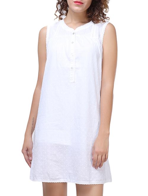 white cotton maternity wear - 14232381 - Very Small Image - 1