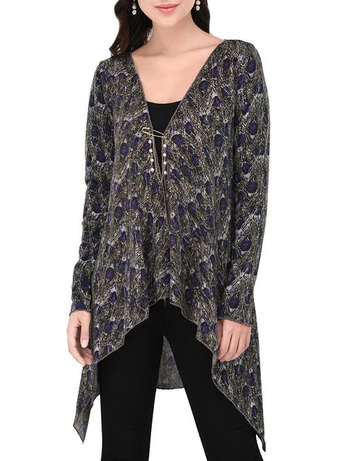 multi colored acrylic shrug - 14233480 - Very Small Image - 1