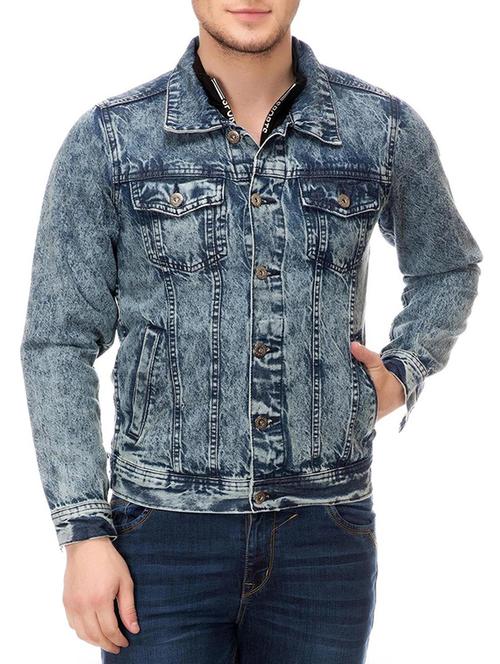 blue denim jacket - 14233766 - Very Small Image - 1