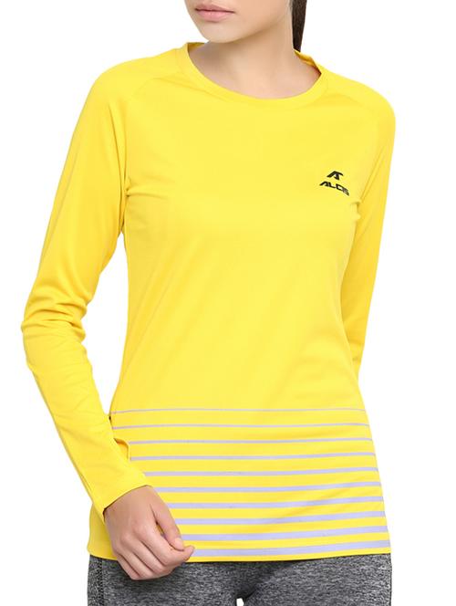 yellow printed casual tee - 14234117 - Very Small Image - 1