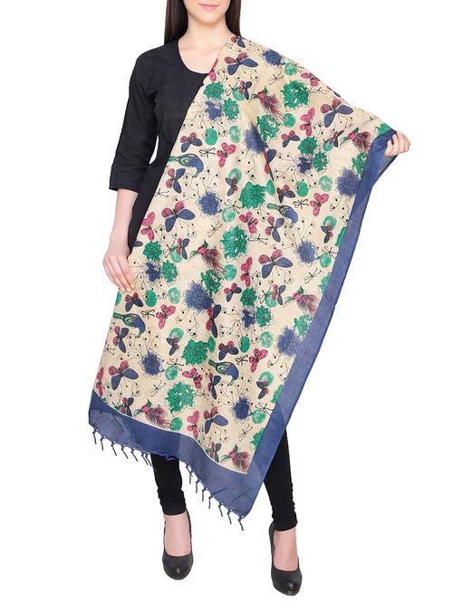 multicolored printed dupatta - 14234564 - Very Small Image - 1