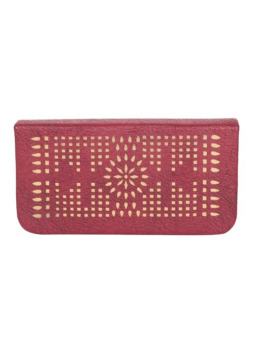 maroon canvas regular clutch - 14236909 - Very Small Image - 1