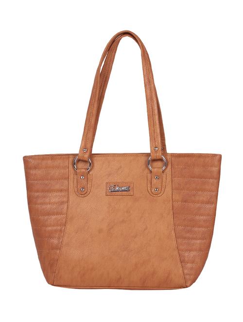brown canvas handbag - 14236918 - Very Small Image - 1